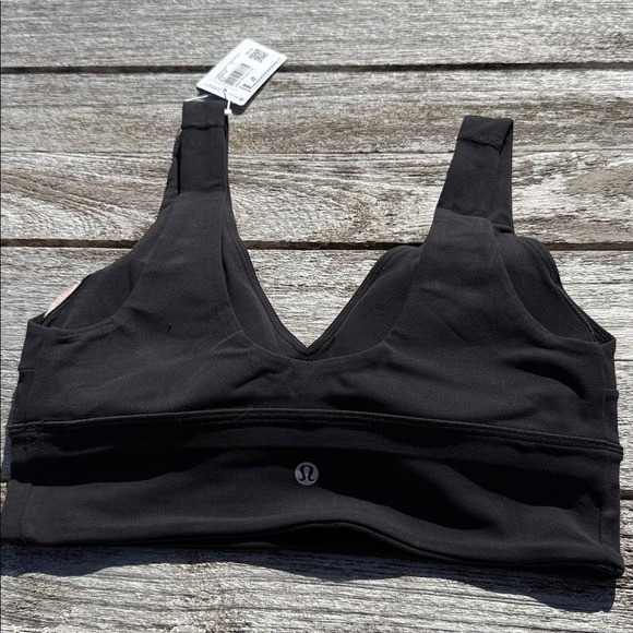 Lululemon Align V-Neck Bra C/D Cup Black size 6 NWT sports bra - Picture 3 of 6